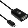 QooPro Adaptador Micro USB OTG - Cable USB 11560 pequeño