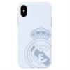 Real Madrid Carcasa iPhone X Blanca Escudo 127058 pequeño