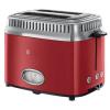 Russell Hobbs Ribbon Red 2 Ranuras Tostadora Retro 120689 pequeño