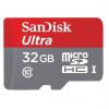 Sandisk MicroSDHC 32GB Ultra Android Clase 10 + Adaptador 113280 pequeño