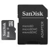 SanDisk MicroSDHC 8GB Class 4 + Adaptador 92770 pequeño