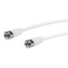 Schwaiger KVC250 052 Cable de Conexión SAT 5m Blanco (75dB) 115666 pequeño
