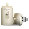 SilverHT iStick Pro 64GB USB 3.0/MicroUSB/Lightning Dorado 116323 pequeño