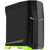 Silverstone Raven RVX01 Negro/Verde Con Ventana 123702 pequeño