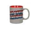 TAZA CERAMICA LOGO CAPITAN AMERICA BLANCA -ROJA MARVEL COMICS 112787 pequeño