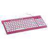 TECLADO NETWAY LOLLIPOP MULTIMEDIA ROSA 109376 pequeño