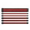 Thermaltake TtMod Sleeve Pack Cables Extension Placa base Negro/Rojo 125743 pequeño