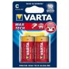 Varta Max Tech Pack 2 Pilas Mono C LR14 121142 pequeño