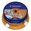 Verbatim DVD-R Wide Inkjet Printable ID Brand 4.7GB 16x Pack 25 - DVD-R 80078 pequeño