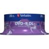 Verbatim DVD+R 4.7GB 16x Tubo 25 unidades 80067 pequeño