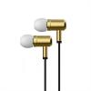 X-One AMI1000G Auriculares In-Ear +mic metal Oro 123897 pequeño