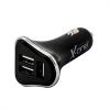 X-One cargador coche 3x USB 5V / 3.1A Negro 127008 pequeño