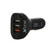 X-One cargador coche QC 3x USB 3.6-6.5V / 3A Neg 131419 pequeño