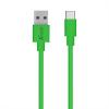 X-One CPC1000GR Cable USB Tipo-C plano Verde 124047 pequeño