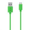 X-One CPM1000GR Cable micro-USB plano Verde 123849 pequeño