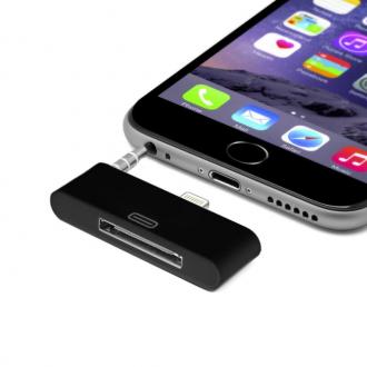  Adaptador Lightning A Dock 30 Pin Audio Negro para iPhone 6 100573 grande