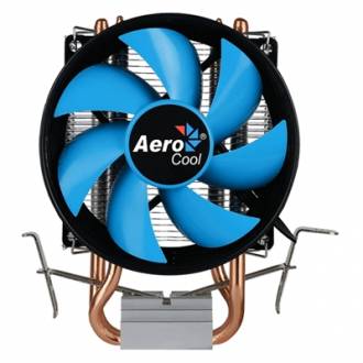  imagen de Aerocool Ventilador CPU 110w 9cm PWM 2HEATPIP Azul 129165