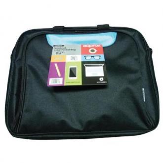  MALETIN DE PORTATIL 15.6 APPROX DISEÑO CON BOLSILLO A COLOR (NEGRO/AZUL) APPNBCP15BBL 118091 grande