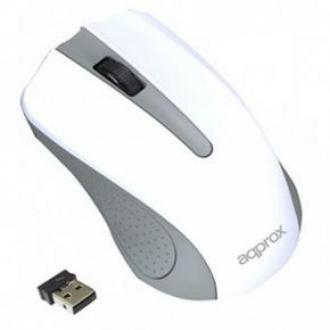  imagen de Approx Optical Mouse Wireless Blanco 9214