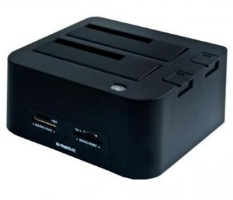 imagen de B-Move Dual Dock Station + Card Reader Reacondicionado - Caja Externa USB 34936