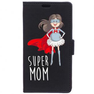  imagen de BeCool Funda Flip Cover Super Mamá para Huawei P9 Lite 101830