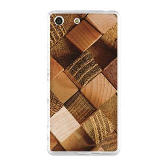  imagen de BeCool Funda Gel Madera para Sony Xperia M5 73079