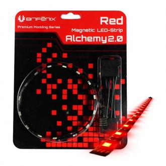  imagen de Bitfenix Alchemy 2.0 Tira LED Magnética 60cm Rojo - Modding 82675