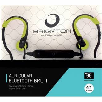  Brigmton Auricular+Mic BML-11-V Bluetooth Verde 126424 grande
