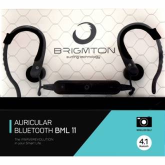  imagen de Brigmton Auricular+Mic BML-11N Bluetooth Amarillo 126426