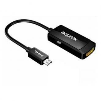  imagen de CABLE ADAPTADOR MICRO USB A HDMI HEMBRA APPROX APPC24 109963