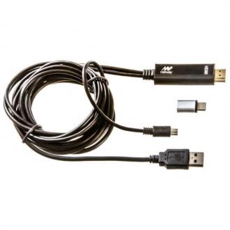  imagen de CABLE ADAPTADOR MICRO USB/TIPO C A HDMI MHL NETWAY 109964