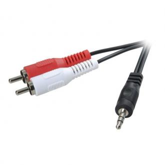  Pccablenet Cable Audio Mini Jack 3.5mm Macho 2 x RCA Macho 5ms 68847 grande
