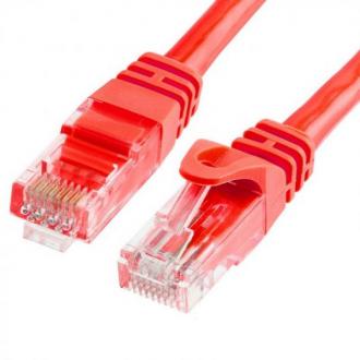  imagen de Cable de Red RJ45 Equip U/UTP Cat6 0.25m Rojo 122888