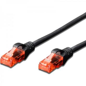  imagen de Cable de Red UTP RJ45 Cat 6e 25cm Negro - Cable de red 18553