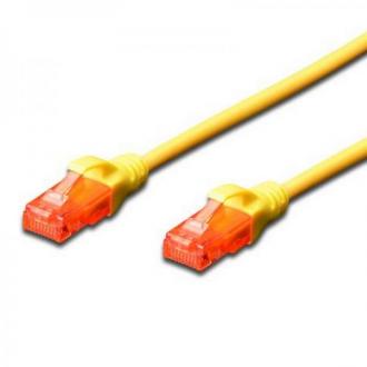  imagen de Cable de Red UTP RJ45 Cat 6e 50cm Amarillo 18540