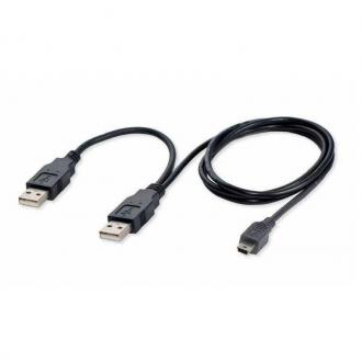  Cable Doble USB a MiniUSB 1m 91249 grande