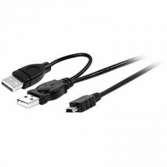  imagen de Cable Doble USB a MiniUSB 1m 91248