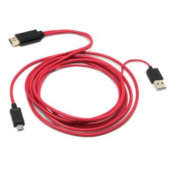  imagen de Cable MHL MicroUSB a HDMI 2m Samsung Galaxy S3/S4/S5/Note2 92790