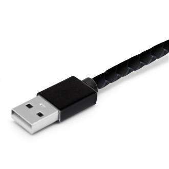  Cable Micro USB style Trenzado Negro 91272 grande