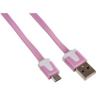  imagen de CABLE PLANO INNOBO MICRO USB B - USB ROSA 109245