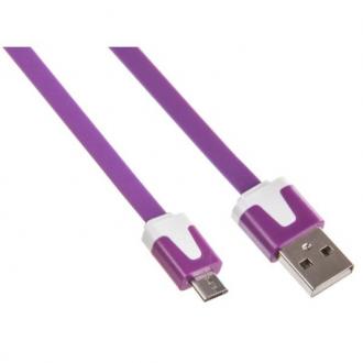  imagen de CABLE PLANO INNOBO MICRO USB B - USB VIOLETA 109246