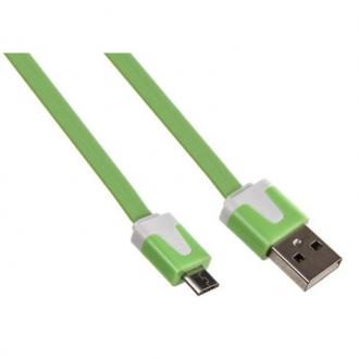  imagen de CABLE PLANO INNOBO MICRO USB B - USB VERDE 109247