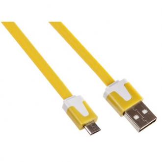 imagen de CABLE PLANO INNOBO MICRO USB B - USB AMARILLO 109248