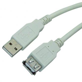  imagen de Cable USB 2.0 AM/AH Alargador Macho/Hembra 1.8m 91292