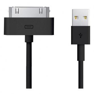  imagen de Cable USB Negro Para iPhone/iPad 60cm 92868