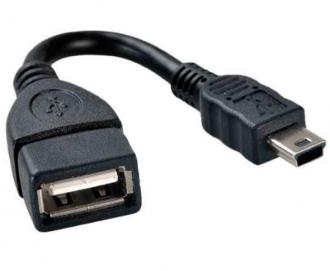  imagen de Cable USB OTG Mini USB Macho - USB Hembra 91243