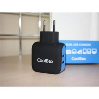  imagen de CoolBox Cargador Pared USB RT-2 110784