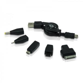  imagen de Conceptronic Cable USB Retráctil 5 Puntas - Cable USB 19158