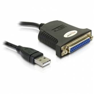  Delock Adaptador Cable USB 1.1 a paralelo(DB25H) 125018 grande