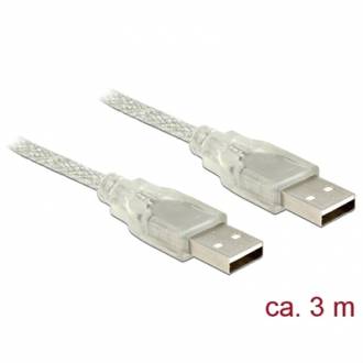  Delock Cable USB 2.0 Tipo-A M/USB 2.0 Tipo-A M 3Mt 128869 grande